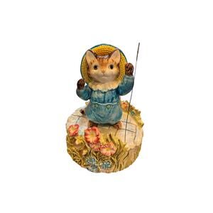 Beatrix Potter Tom Kitten Musical Figurine Vintage